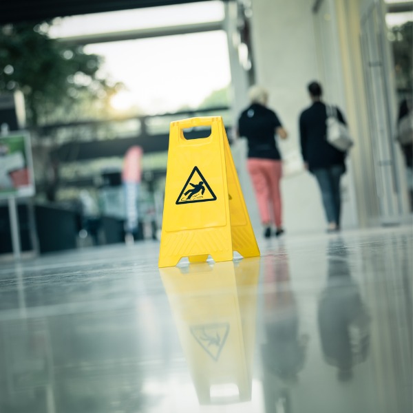 caution wet floor sign