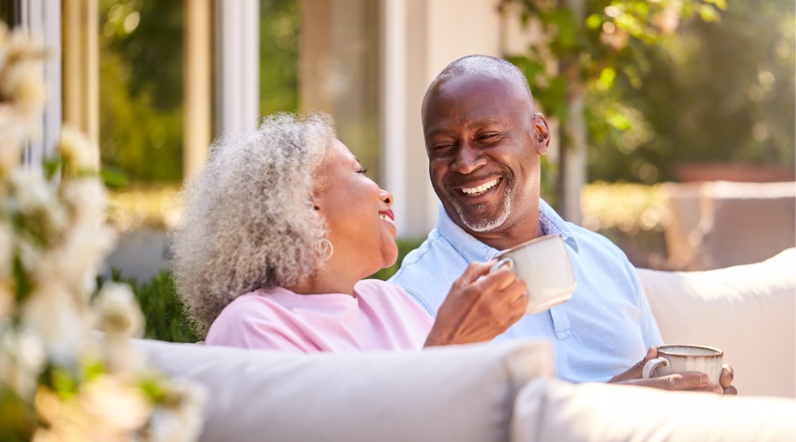 happy retired couple