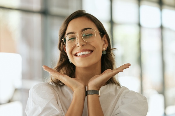 smiling woman